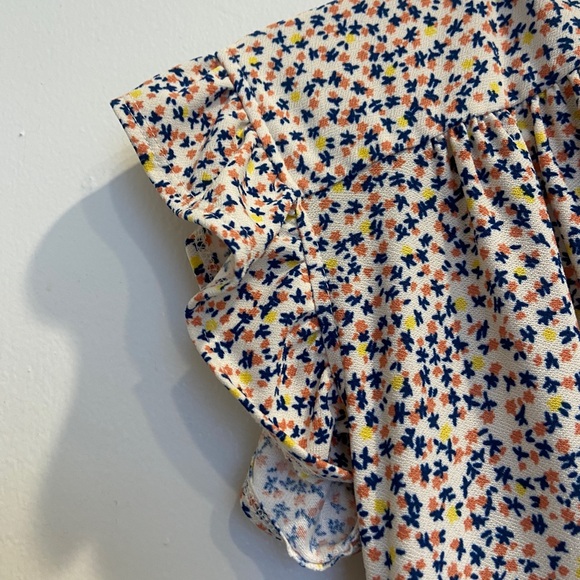 Colorful Wrap Blouse - Picture 3 of 5